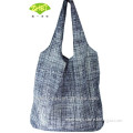 Reusable Shopping Bag Recycle Foldable Eco-Friendly Nylon Grocery Black